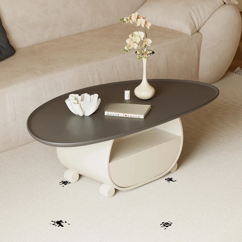 

Минималистичный дизайн, домашний чайный столик специальной формы для гостиной, простой современный чайный столик нового искусства