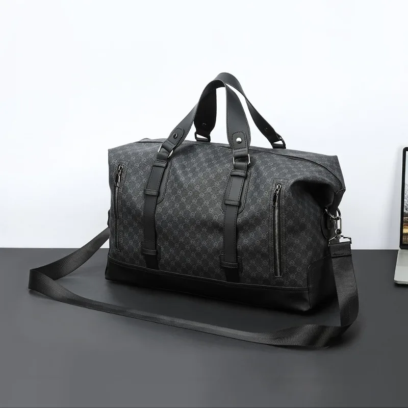 Fashion Handbags Men Travel Totes Letter Printed Men's Top-Handle Bags Business Crossbody Bags Male Large Capacity Luggage Bag