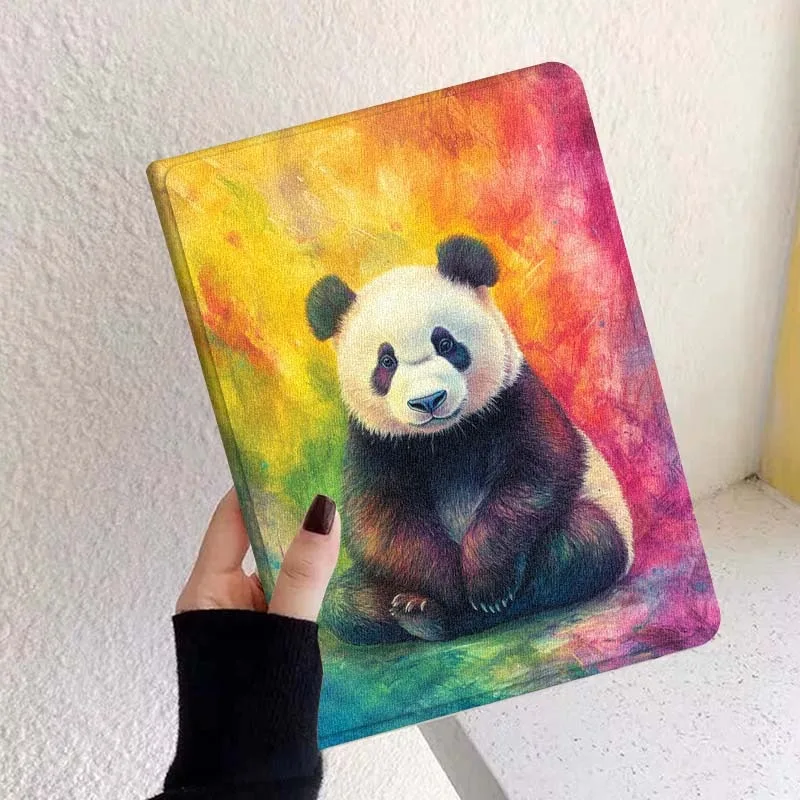 

Panda Art Cartoon Shining Tablet Case For Xiaoxin Lenovo Pad Tab K10 K11 M10 P12 P11 Pro GT Gen2 Plus Legion Y700 Y900 12.1