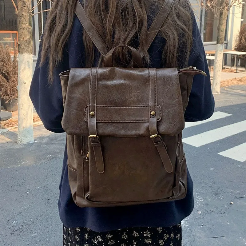 النمط الياباني JKUniform Preppy Style Backpack2024New ريترو حقيبة كلية طالب فئة المدرسية حقيبة ساعي