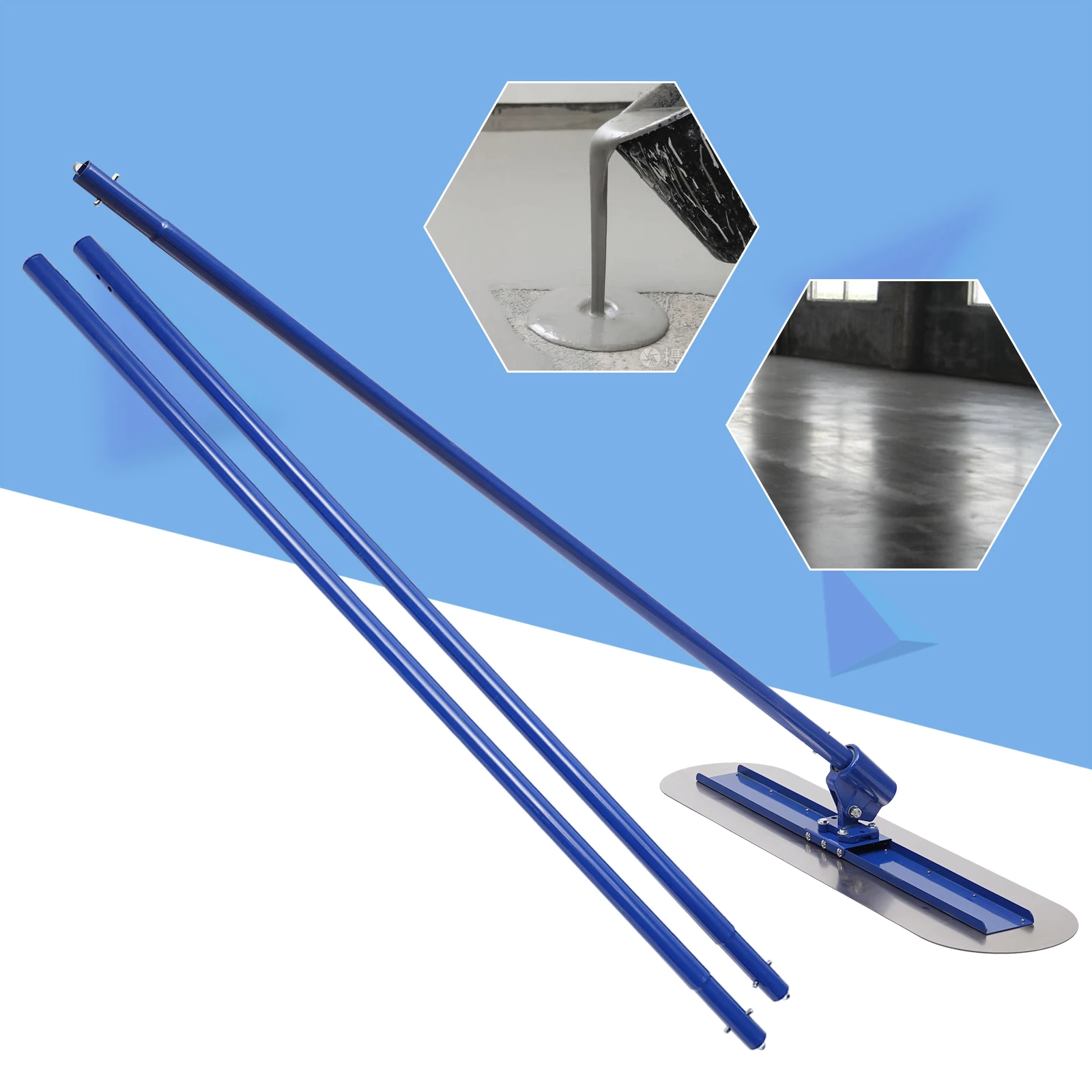 Imagem -04 - Nivelamento do Máquina Flutuador Concreto 120cm Aço Inoxidável