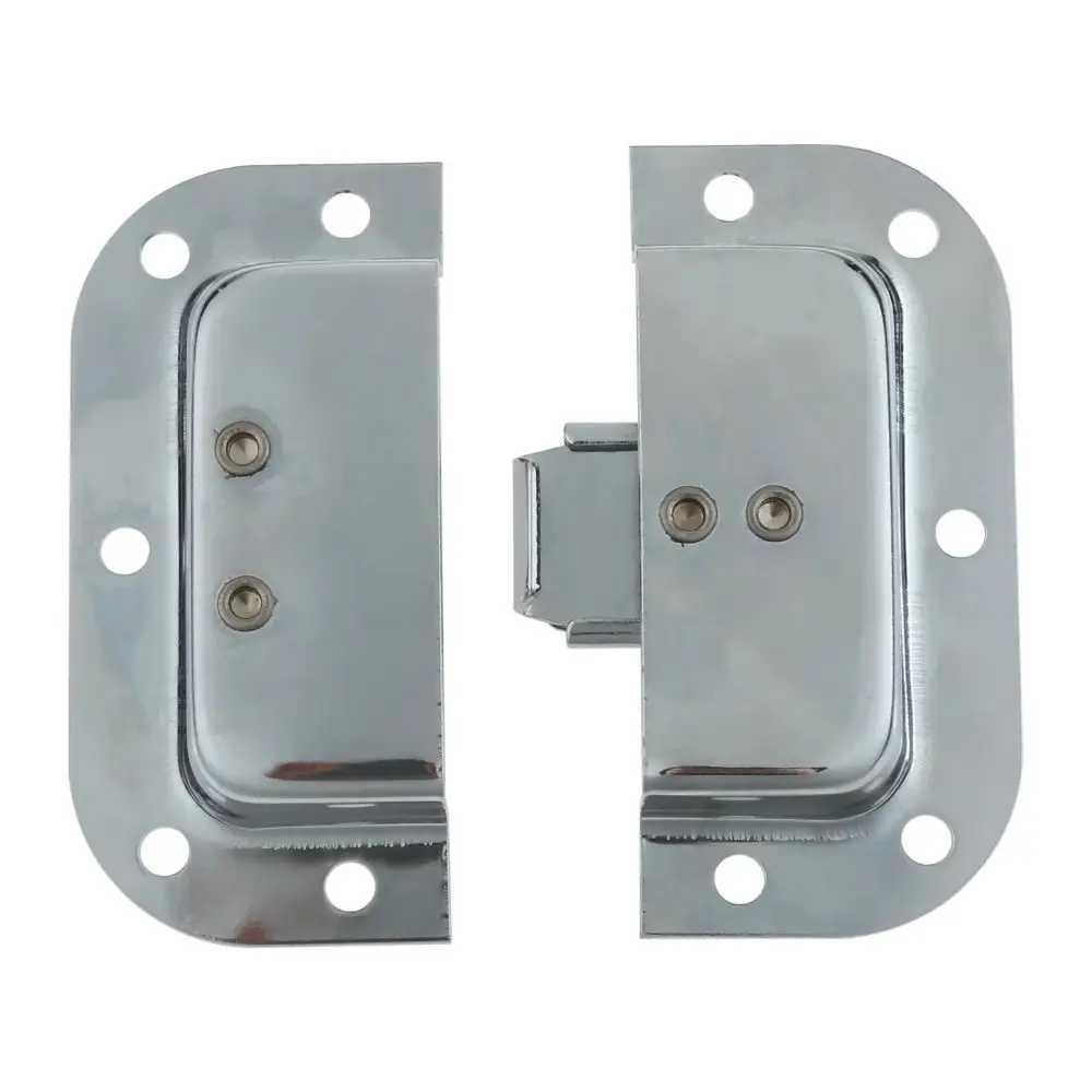 

4Pcs Spring Loaded Butterfly Twist Lock Buckle Recessed Mount Security Lock Air Box Lock Alloy Heavy Duty Flight Case Lock