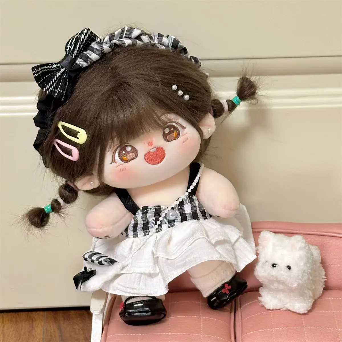 20cm Baby Cotton Doll Dress Up Skirt Set 20cm Doll Outfit Lolita Skirt Doll Clothes Dolls Accessories Love and Deepspace