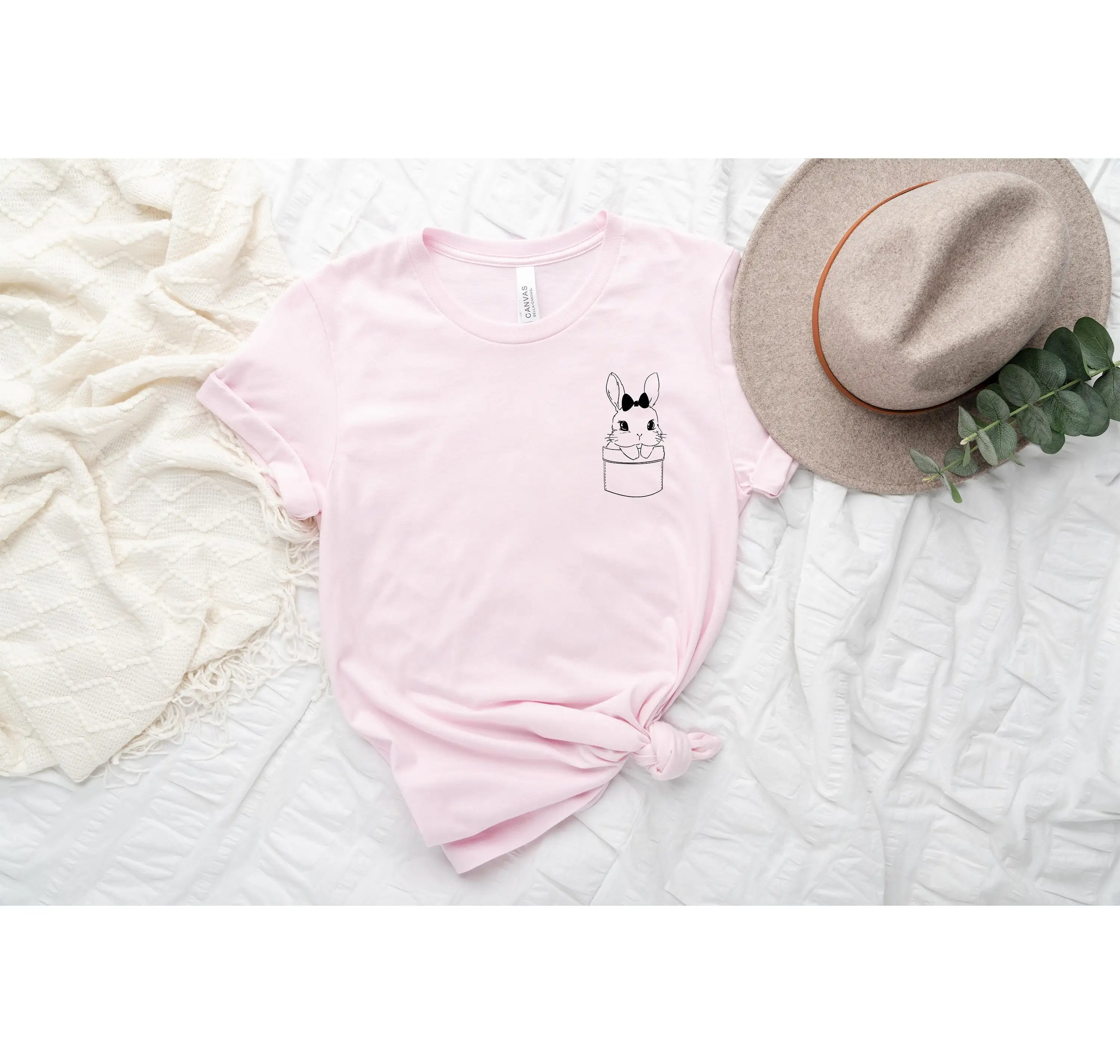 

Bunny Lover T Shirt Rabbit Easter Cute Animal Pocket Designs