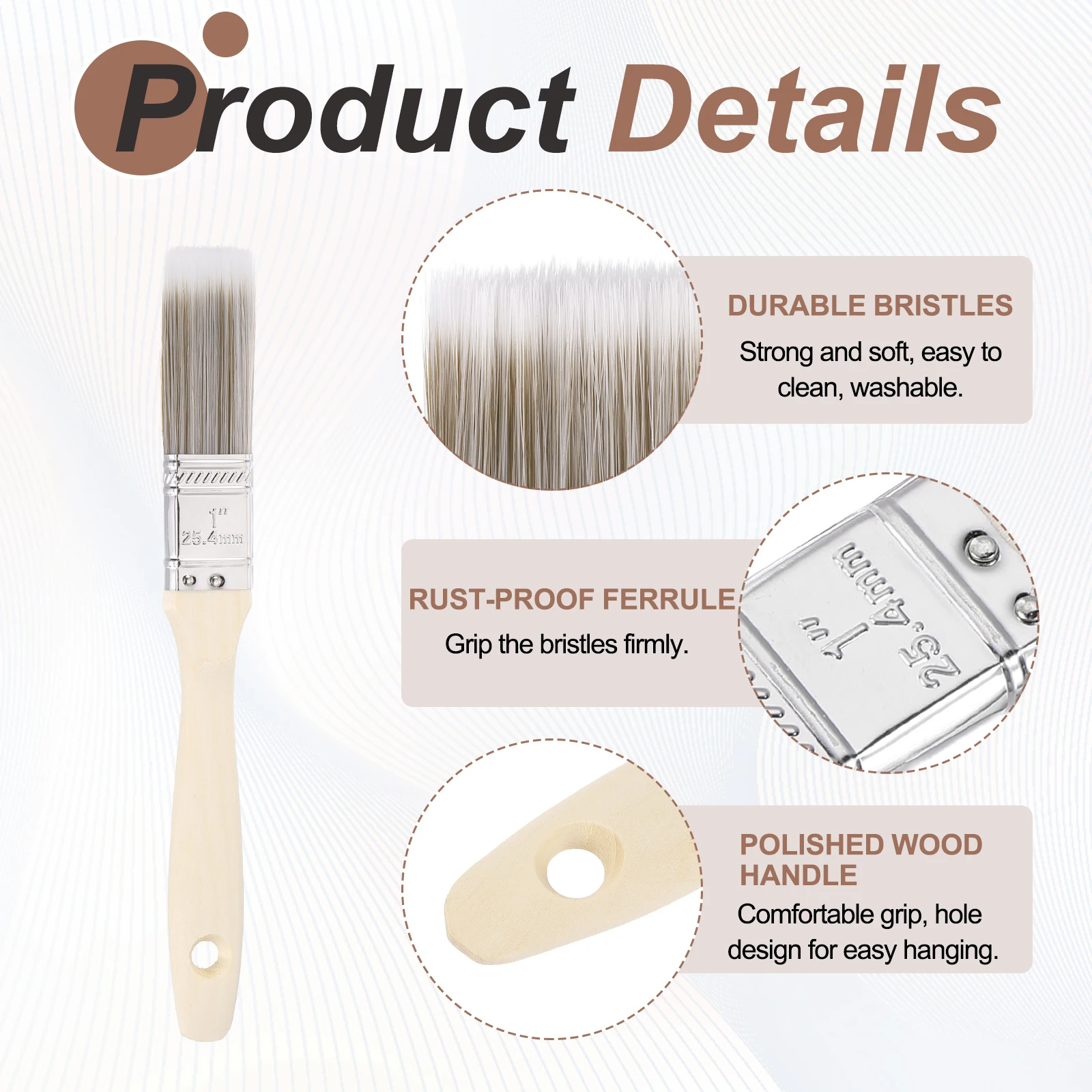 5-12Pcs 페인트 브러시 플랫/앵글 브러시 PET - Woodworking Oil 리뷰 및 가격
