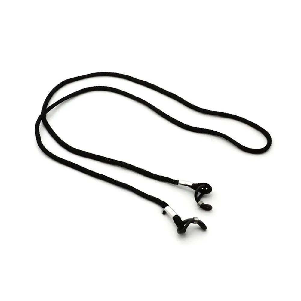 Cordão de Nylon Preto para Óculos De Sol, Corda Do Pescoço, Correia, Suporte Do Cabo, Acessórios De Óculos, Cabo De Viagem, 1Pc