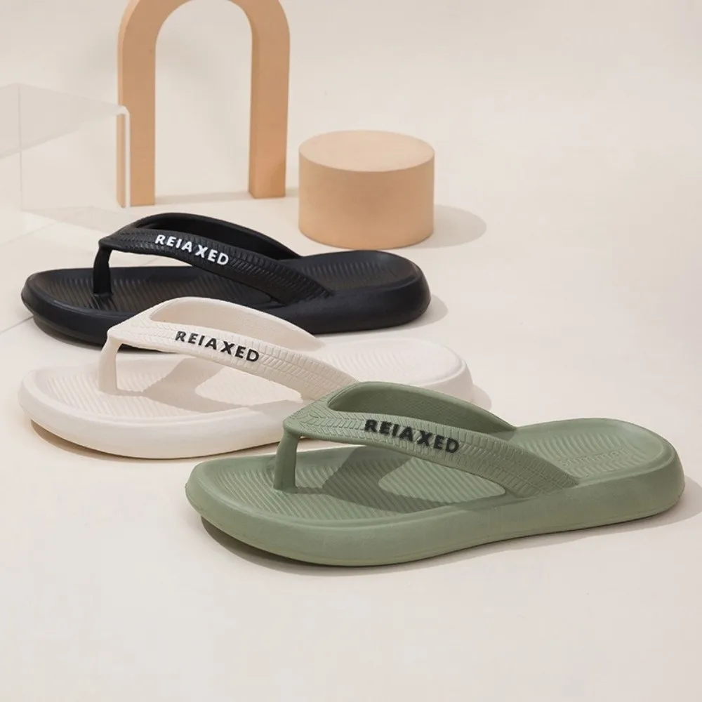 Casual Anti Slip Men's Slide Sandals Anti Odor Soft Soled Slippers Women EVA Clip Toe Outer Wear Shoes Women/Men