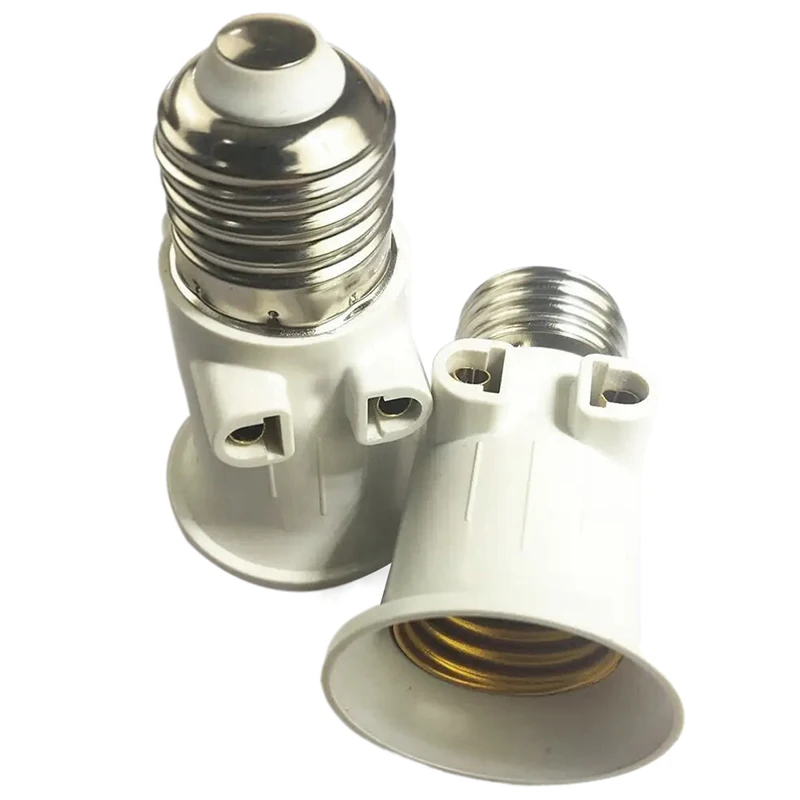 Split Flame Head Converter Plug Connector Adaptador de lâmpada E27 Base de suporte da lâmpada Conversão de soquete Acessórios de iluminação