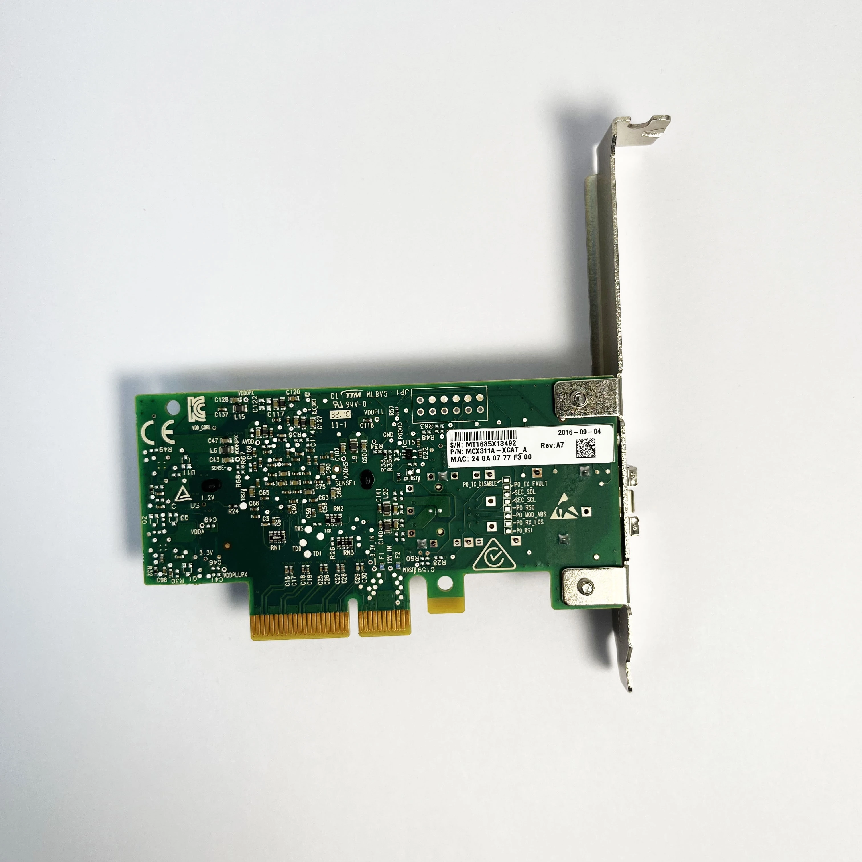 Mellanox ConnectX-3 MCX311A-XCAT CX311A EN 10G Ethernet 10GbE SFP+ PCIe NIC Adapter Network Adapter