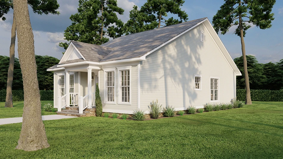 New Style Single Family House Simple Prefabricated House Villas for Living