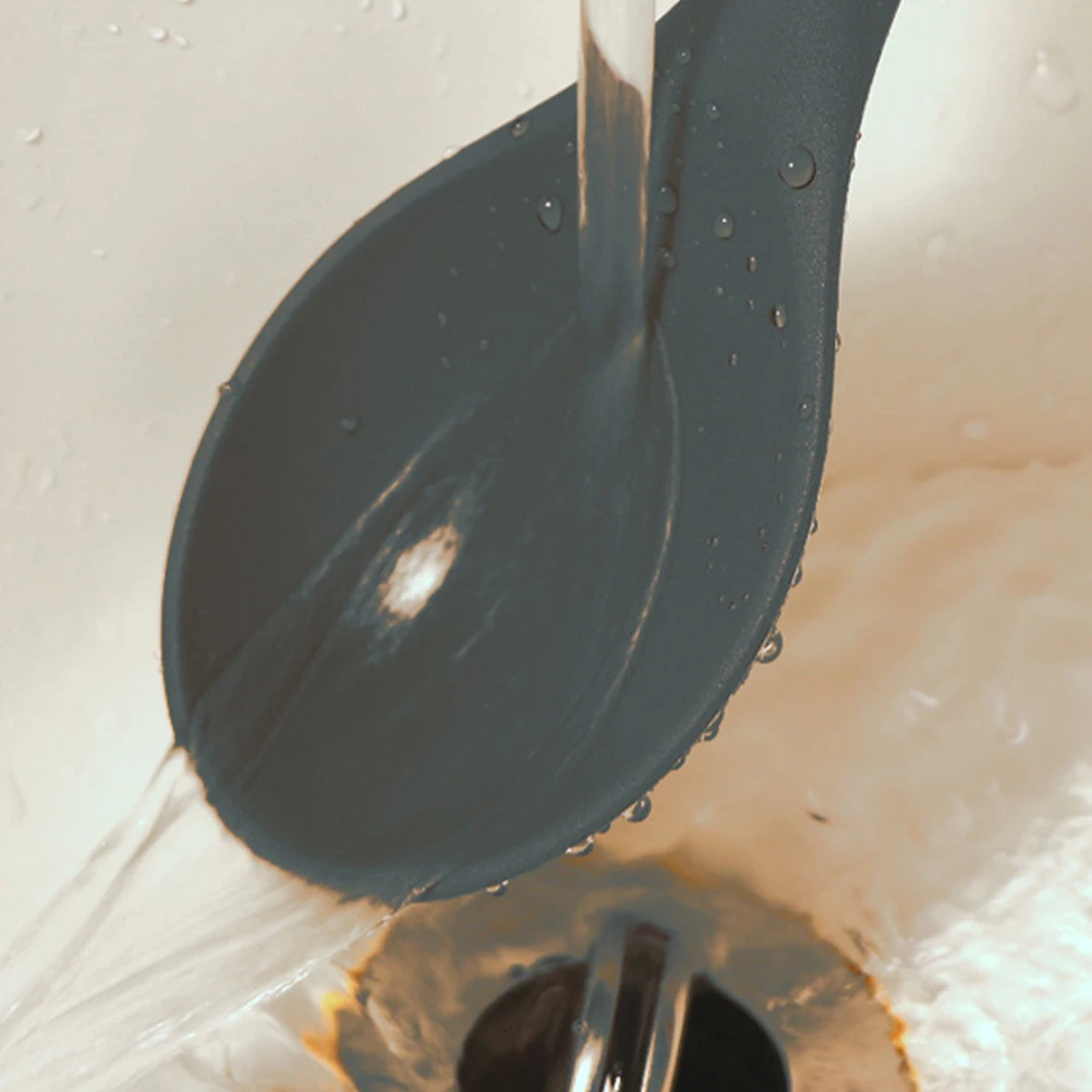 

4pcs Non-Stick Heat Resistant Cooking Spatula Set Wooden Handle Kitchen Utensil Kit Includes Scoop Soup Spoon Frying