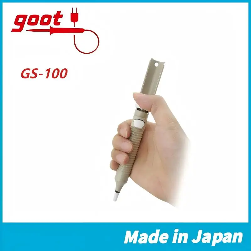 Ручной насос всасывания олова GOOT GS-108/104/100 |   Самоочищающаяся насадка |   Легкий и мощный |   Техническое обслуживание пайки