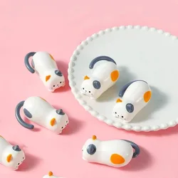 Creative Clockwork Kitten Movable Toy Ornaments Clockwork Kitten Movable Toy Windup Kitten Stress Relief Toy Tumbling Kitten Toy