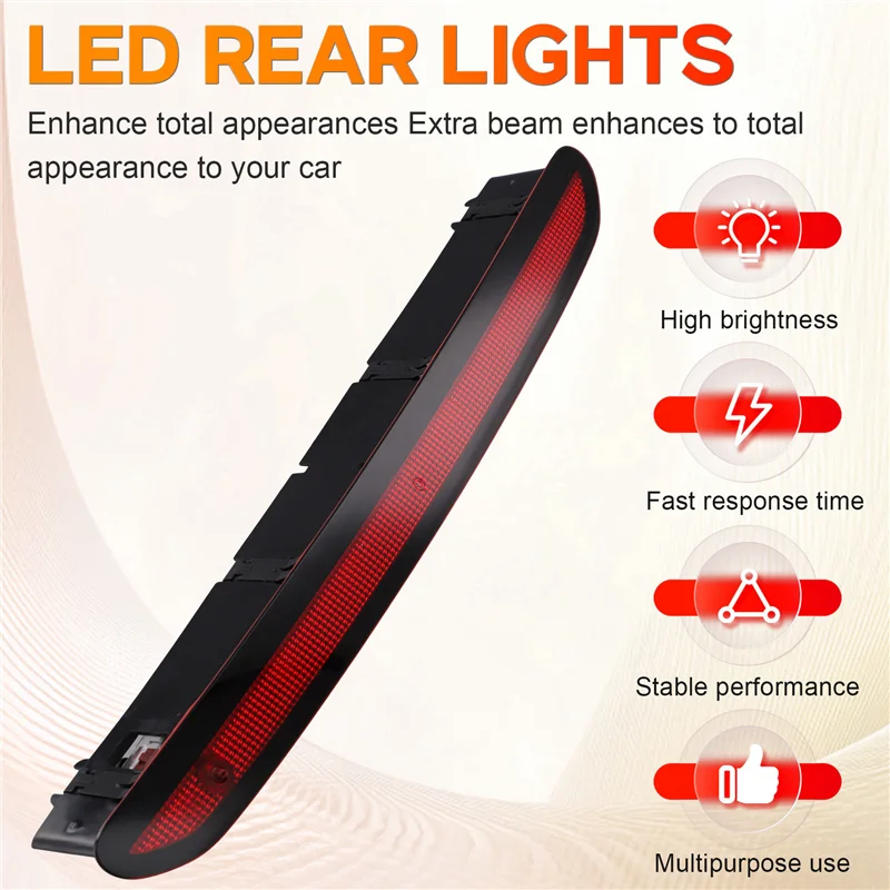 

For Polo GOLF PLUS V For SEAT TARRACO (KN2) New Rear High Mount Brake Light 5G0945087B 5G0945087A