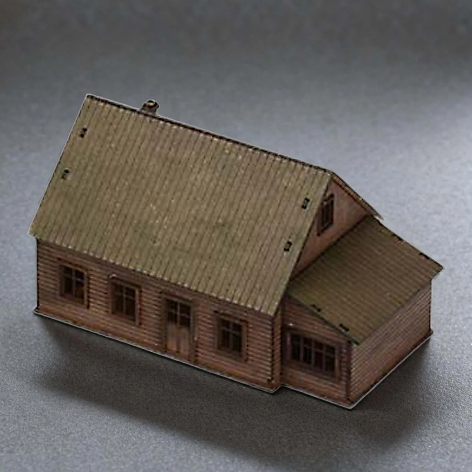 1/72 Wooden Building Model Kits European Store Scene Model Rural Architecture Wooden Assembly Model Miniature House Landscape