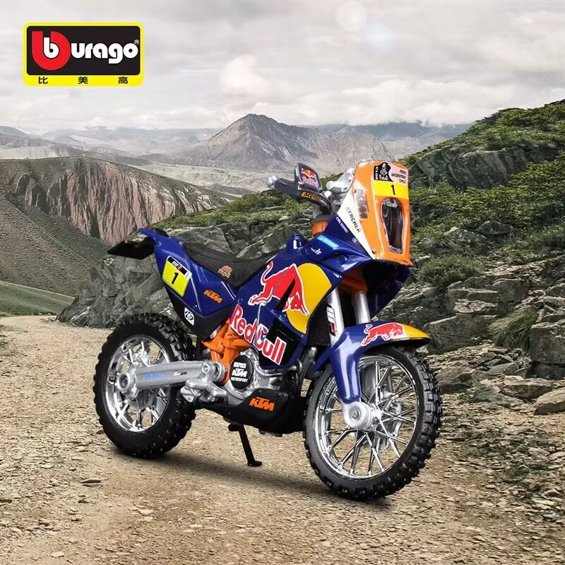 

Модель гоночного мотоцикла Bburago 1:18 KTM 450, ралли, красный бык, модель из сплава, отлитый под давлением, металлическая спортивная модель мотоцикла, имитация, детская игрушка в подарок