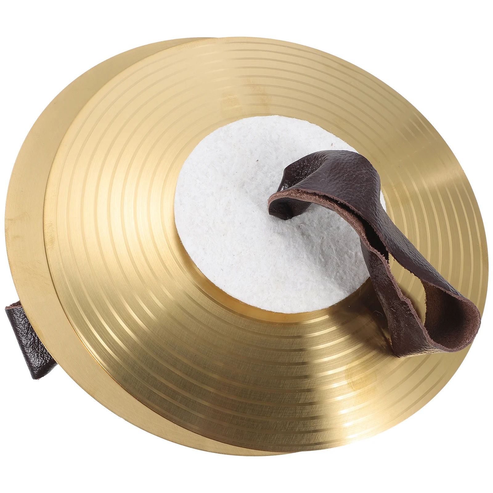 

for Kids Cymbals with Handles Mini Golden Alloy Size Crash Symbol Child