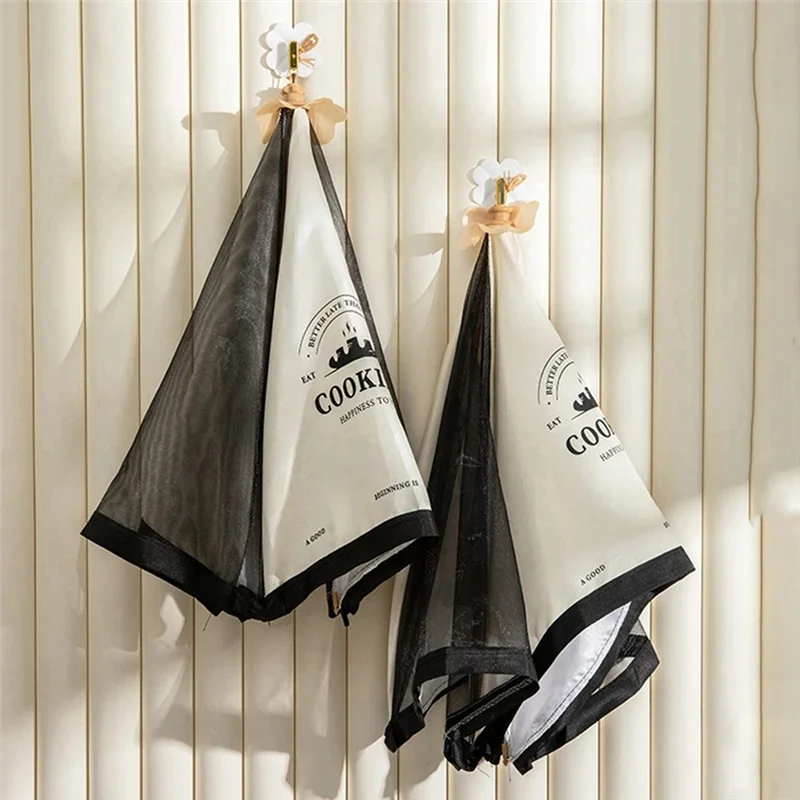 

Портативный складной обеденный зонт, мелкая сетка, дышащий и защищенный от комаров, используемый для покрытия еды, овощей и фруктов-B51B