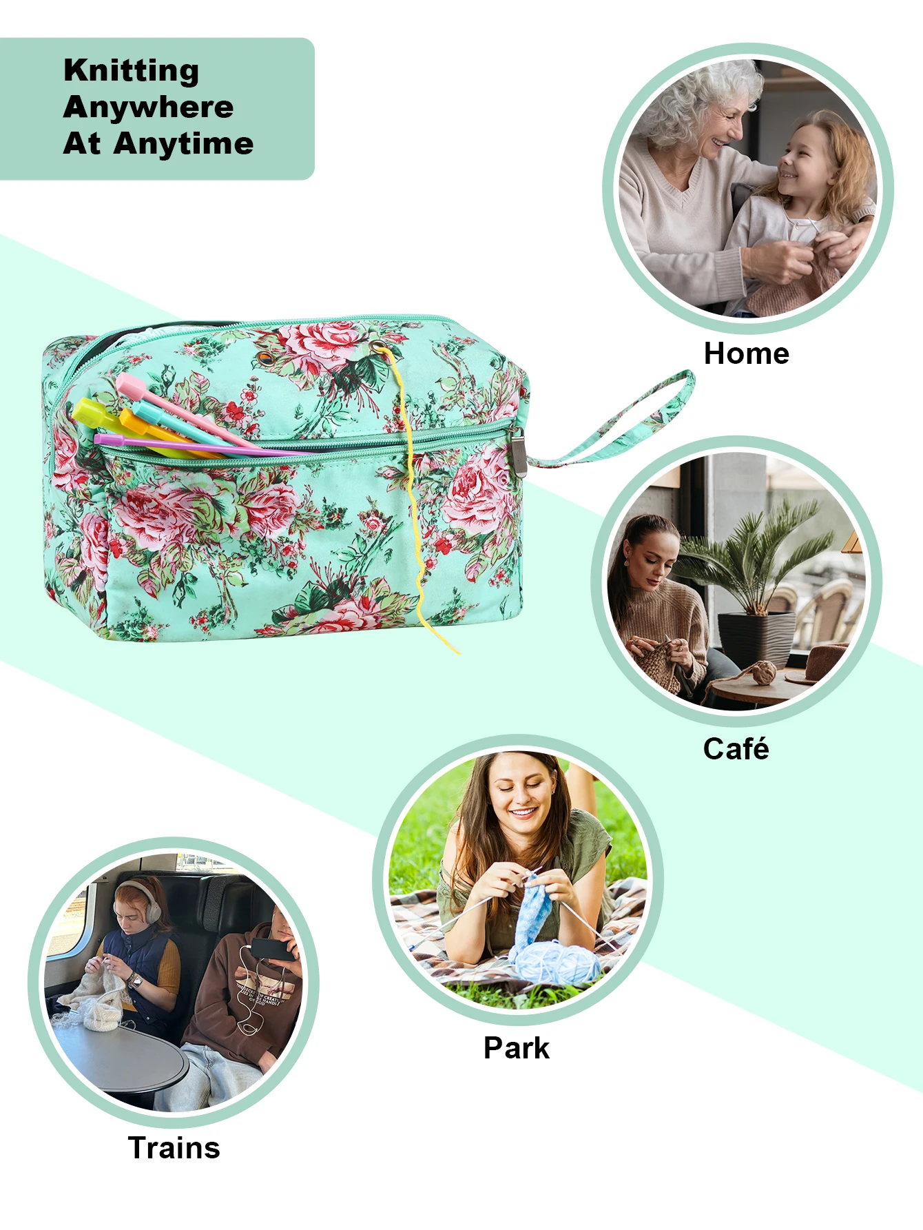الغزل حقيبة التخزين مربع الحيا - مراجعة Sewing Tas وسعره