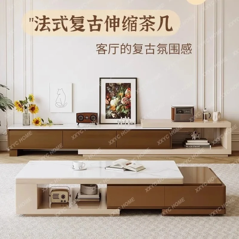 X-S  Storage  Coffee Table Extendable Modern Luxury Unique Coffee Table Design Minimalist Couch Tisch Furniture Living HG