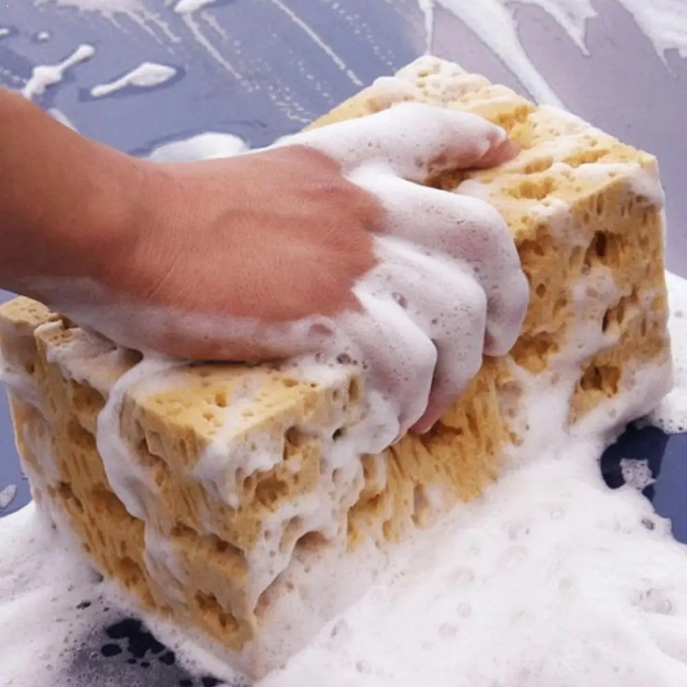 

1/2/3pcs Car Wash Sponge Block Large Size Honeycomb Sponge Brush Detailing Foam For Car Motorcycle Cleaning Supplies 21x11x9CM
