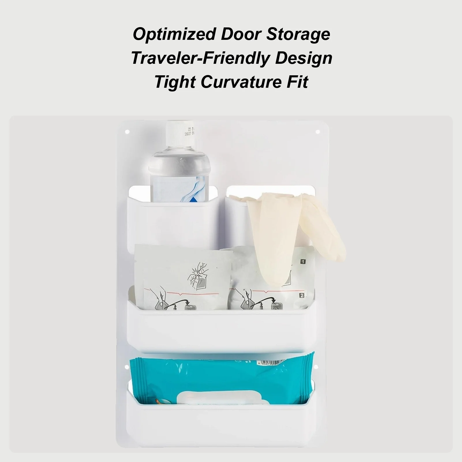 

RV Storage Box Space Saving Rack With Screws RV Must Haves Modern Storage Box For Boat Motorhome Trailer Toilet Cubicle Travel