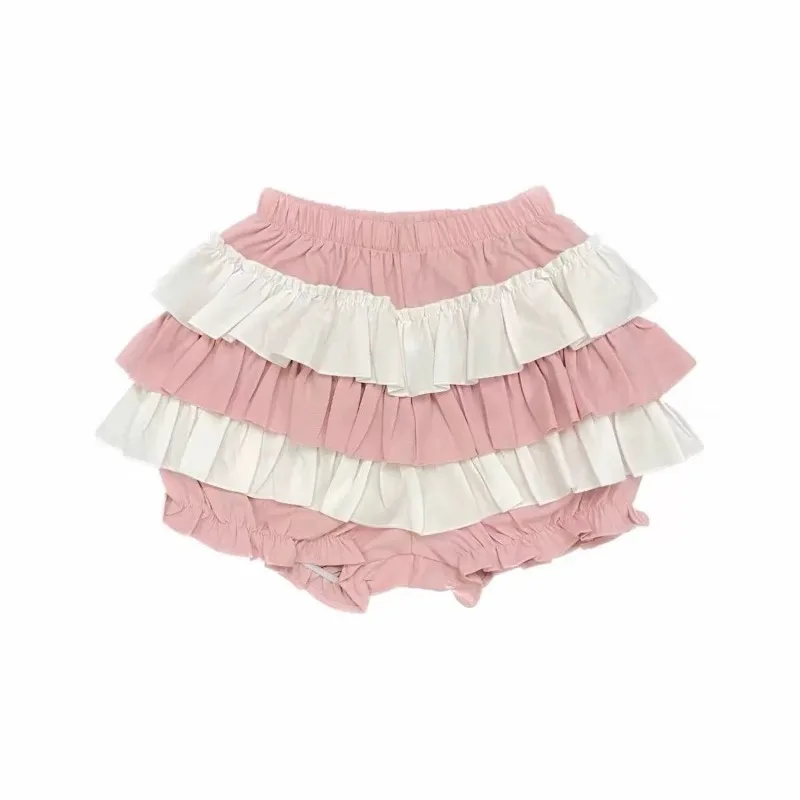 Sweet Lolita Lace Pumpkin Shorts Women Casual Cute Fluffy Cake Skirt Summer Y2k Harajuku Fashion Slim Fit Mini Skirt Chic New