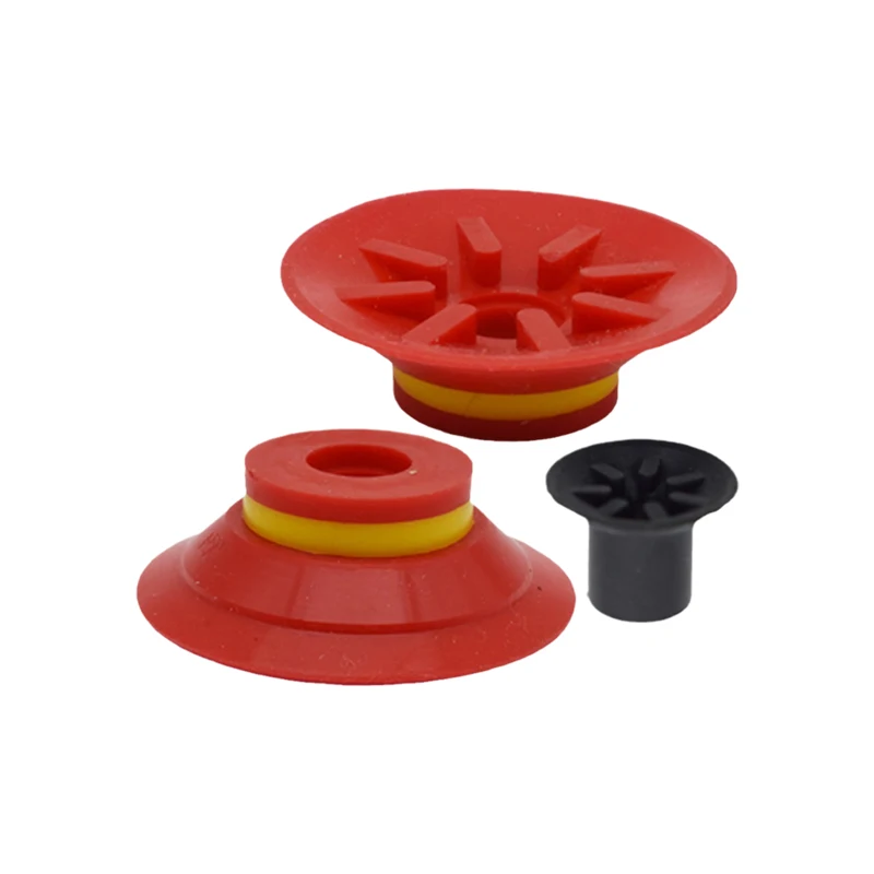 Paiyabo Type F Series F15 F20 F25 F30 F40-2 F50-2 Flat ribbed vacuum suction cup U8 suction cup