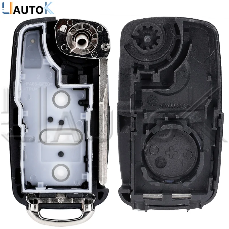 Remote Car Key Flip For Volkswagen for VW Jetta 6 Tiguan 2 Passat Golf 4 5 6 Beetle Eos Rapid for Skoda Octavia 434MHz ID48 Hu66 view 3