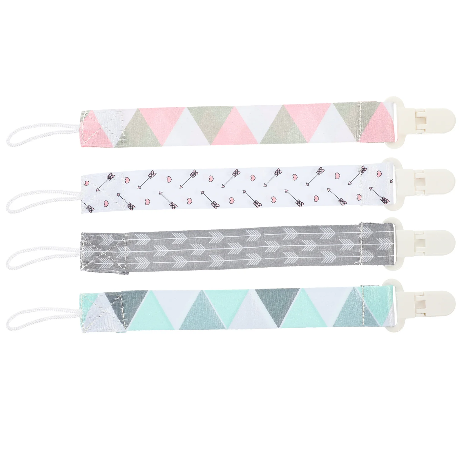 4 قطع من مشبك مصاصة الطفل، حامل المقود، ملحقات التسنين المهديء للرضع، مادة ممتازة، آمنة ومتينة ومفيدة ومختلطة #2