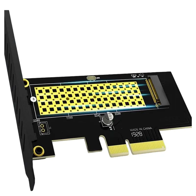 JEYI M. 2 Nvme SSD Adapter Card To Pcie 4.0 64Gbps For Desktop PC Full-Speed Nvme M. 2 SSD Riser Converter SK4 Converter Riser