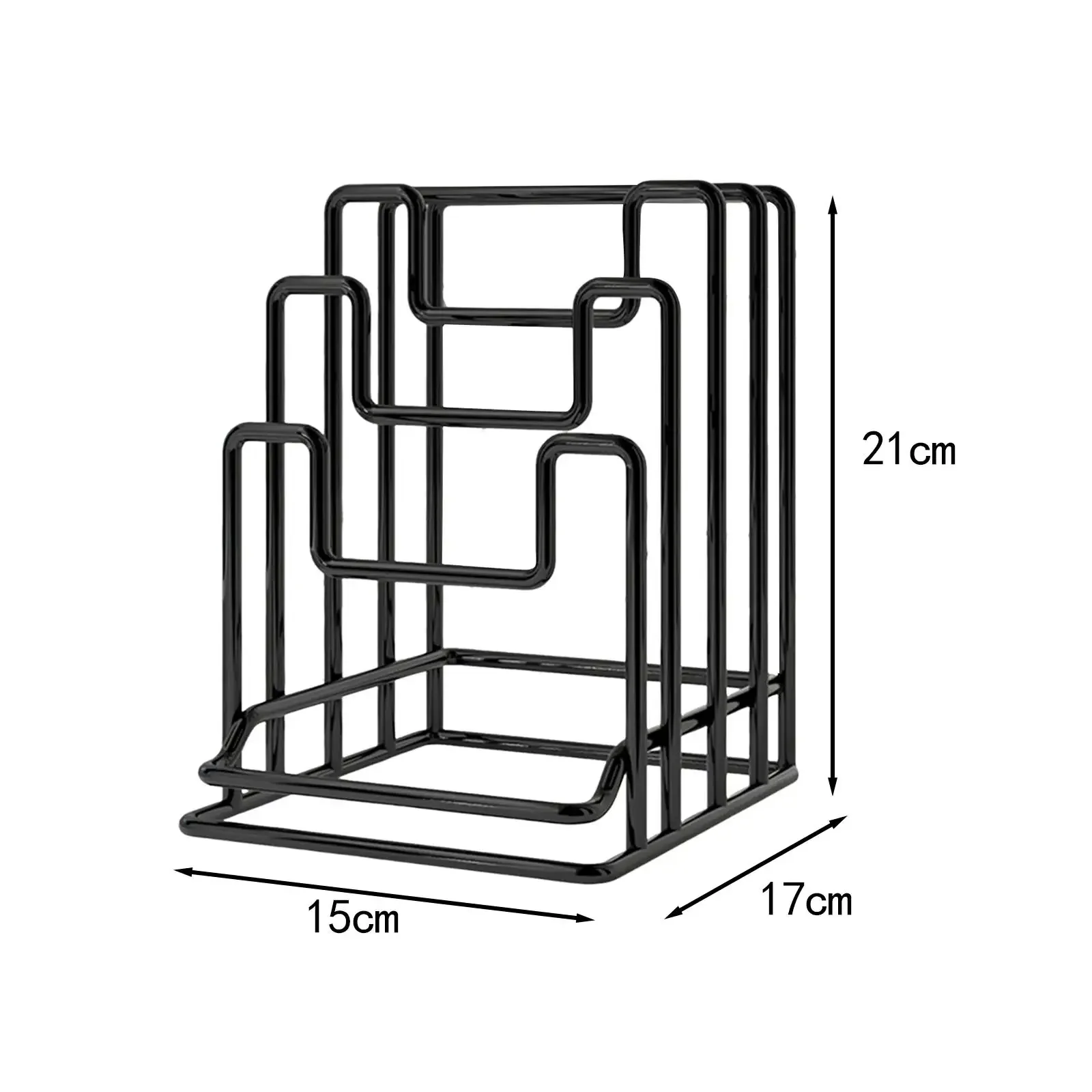 Cutting Board Holder Rack Chopping Board Organizer Stand Pots Pan Lids Rack for Plates Cabinet Restaurant Home Kitchen