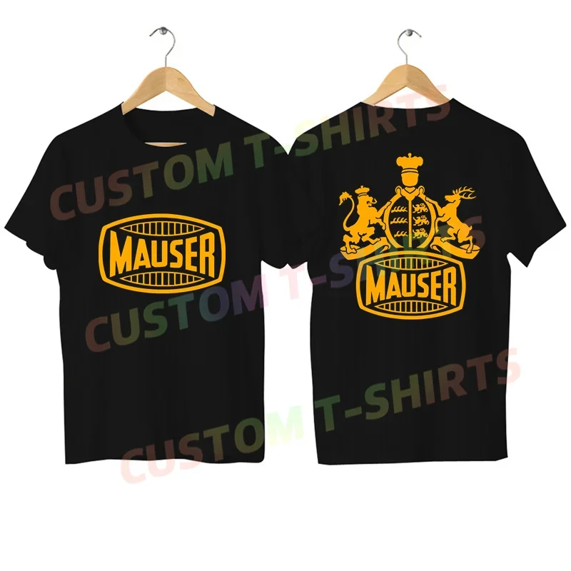 

2024 Men T Shirt Casual New Mauser Guns Firearms Logo T-shirt Graphic Oversized Breathable Comfortable Streetwear S-3XL Cool Tee