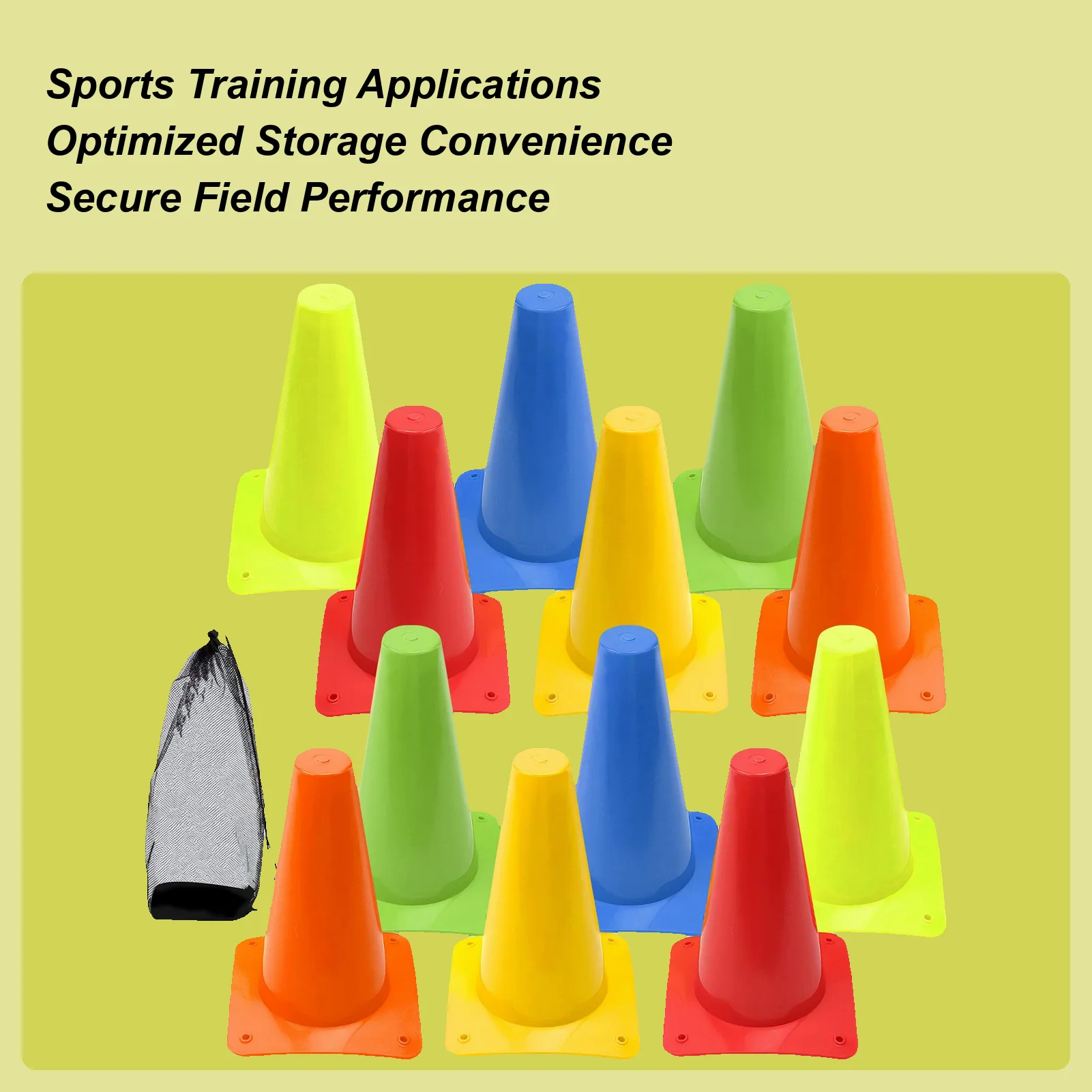 

12 шт. футбольные конусы футбольные тренировочные конусы футбольные тренировочные конусы ловкости препятствия курсы для баскетбола футбольный тренировочный инструмент