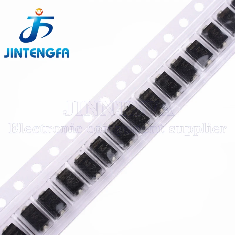 100PCS 1N4007 IN4007 4007 1N4007W 1N4007WS DO-41 M7 SMA DO214-AC SOD123FL SOD323 1A 1000V DIP SMD gleichrichter Diode A7 T7 D7 – Detail 11
