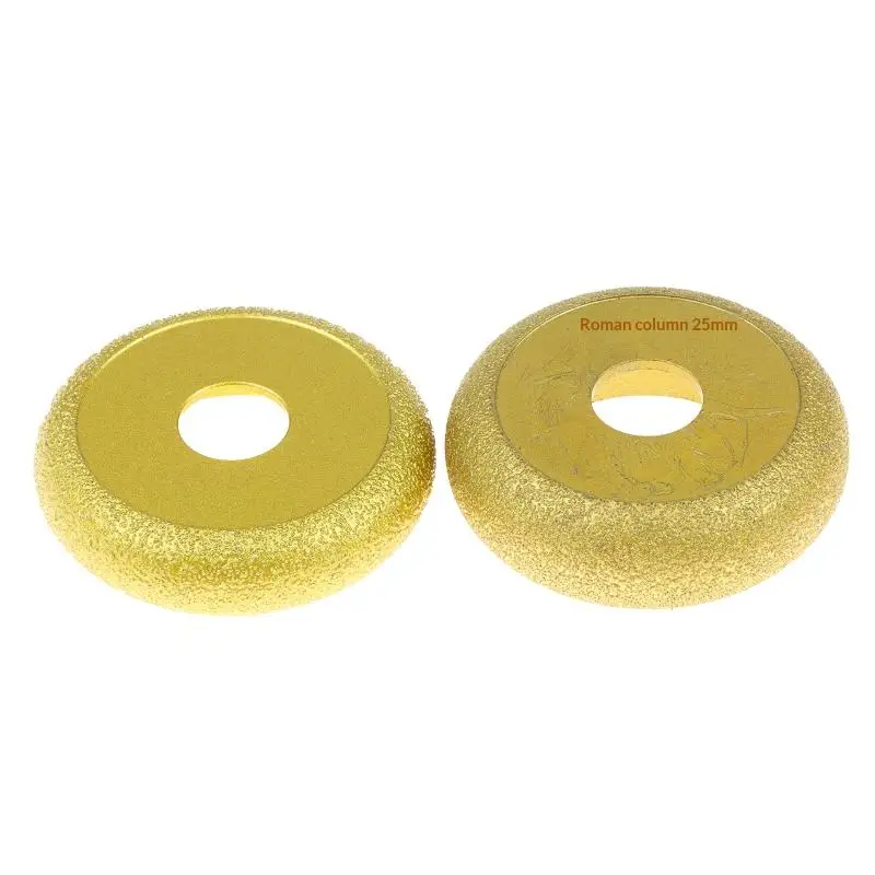 75MM Granite Marble Roman Slotted Edge Wheel Grinding Disc High Precision Low Noise for Stone Countertops Bathroom Remodeling