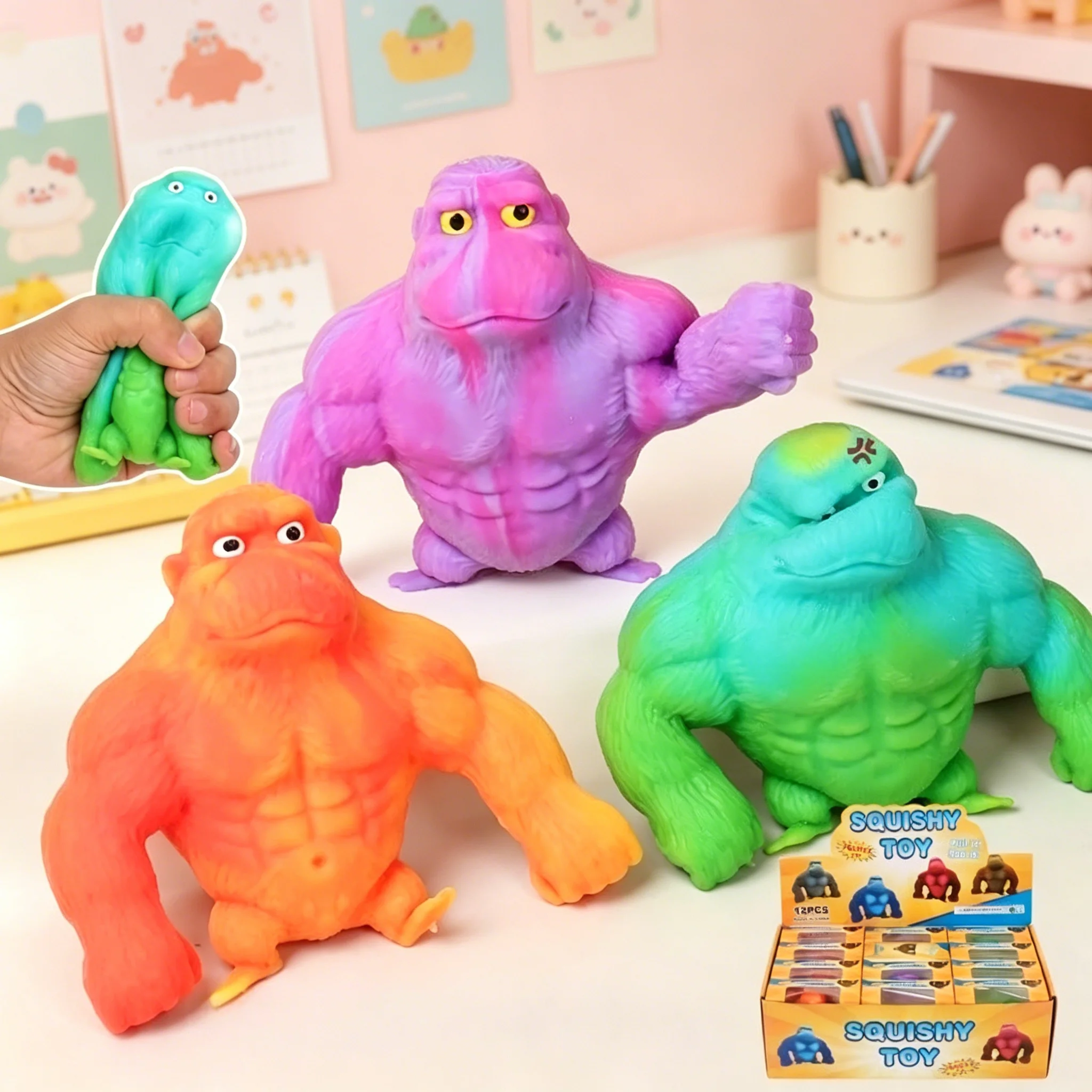 brinquedo-sensorial-anti-stress-super-elastico-de-gorila-macaco-para-apertar-macio-e-apertavel-para-alivio-de-tensao-e-ansiedade