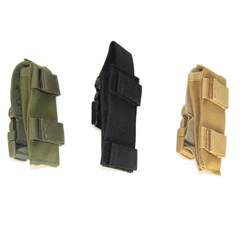 Molle Flashlight Holder Tactical Outdoor Single Pistol Magazine Pouch Hunting Knife Flashlight Sheath Multitool Pouch
