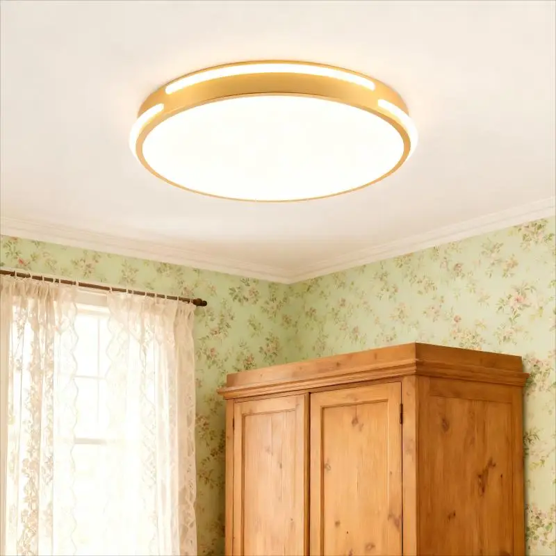 Led جميع أضواء السقف النحاسية CCT الشمال الفاخرة Led مصابيح السقف غرفة المعيشة غرفة نوم فيلا تركيبات الإضاءة لامعة الإبداعية