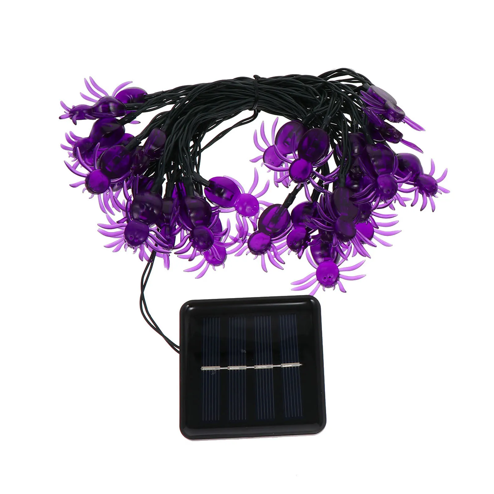 

1PC Creative Solar Spider Light String Outdoor Decorative LED Lamp for Halloween Festival