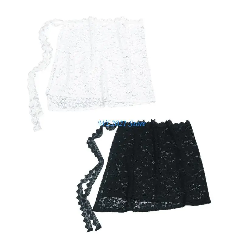 

G5GC Layering Fake Top Lower Skirt Half Length Mini Skirt Hemline for Women