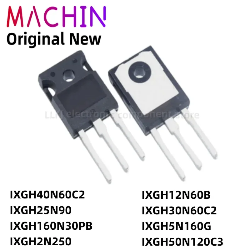 1pcs IXGH40N60C2 IXGH25N90 IXGH160N30PB IXGH2N250 IXGH12N60B IXGH30N60C2 IXGH5N160G IXGH50N120C3 TO247 MOS FET TO-247.