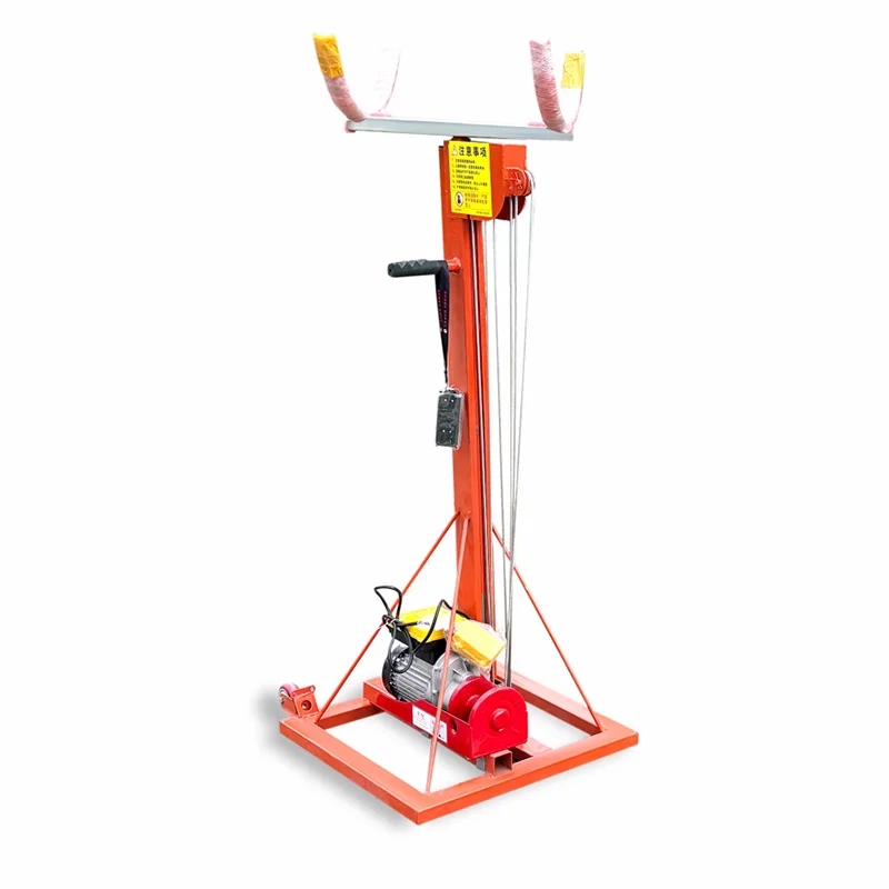 custom.Roof Installation Lift Steel Construction Hoist Wire Rope Sling 220V New Home Retail Hotels Manufacturing Pl
