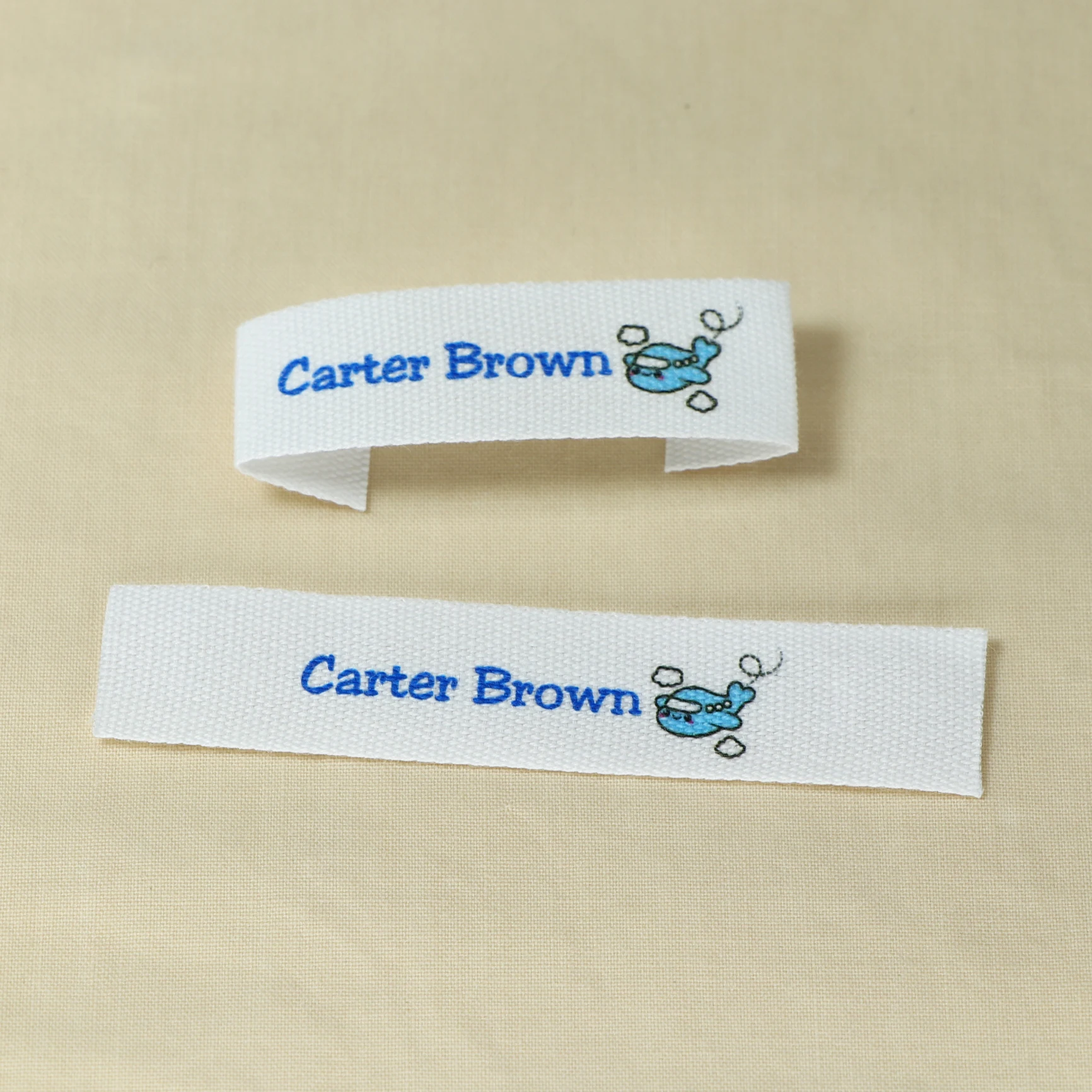 

Custom Sewing label, Logo or Text - Custom Design, Personalized Brand , Sew on Cotton Fabric, Free shipping (FR159)