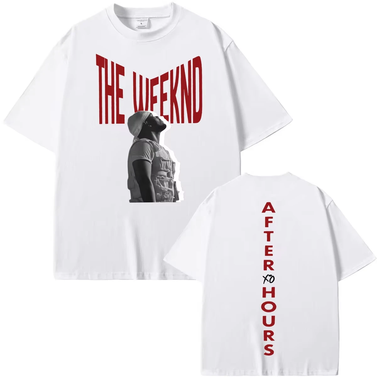 Fashion Hip Hop Punk Summer Streetwear T-Shirt, The Weeknd After Hours Til Dawn XO Graphic Fashion T-Shirt