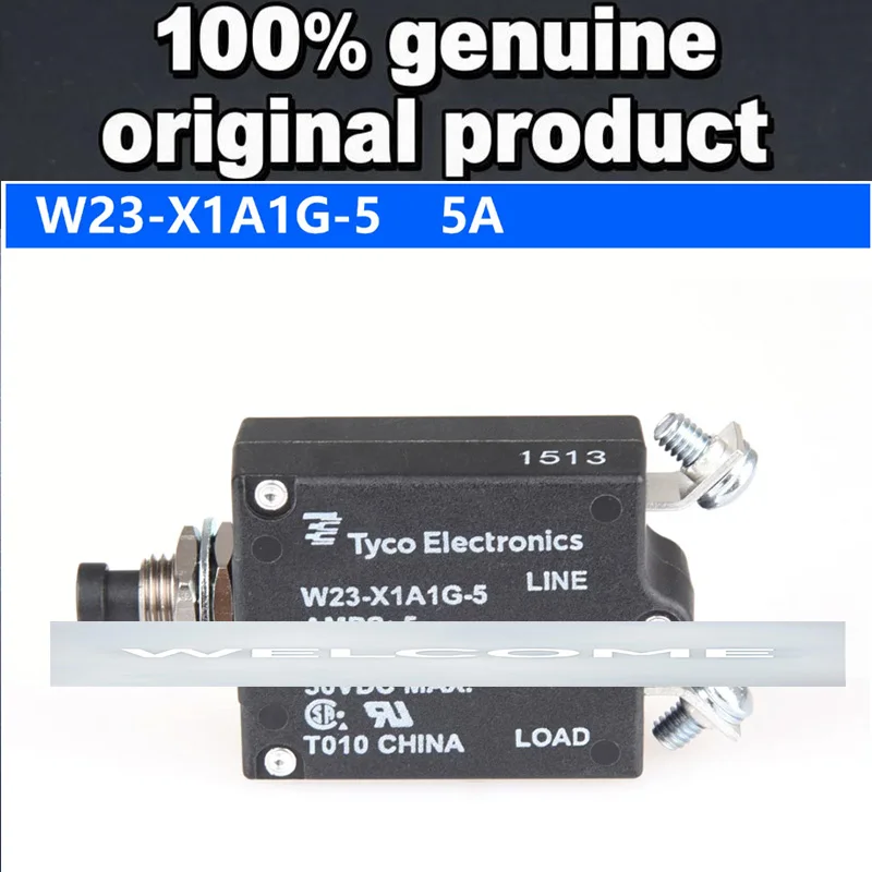 1pcs 100% Original Tyco TE W23-X1A1G-1 W23-X1A1G-2 W23-X1A1G-3 W23-X1A1G-5 W23-X1A1G-7.5 W23-X1A1G-10 Thermal Circuit Breaker