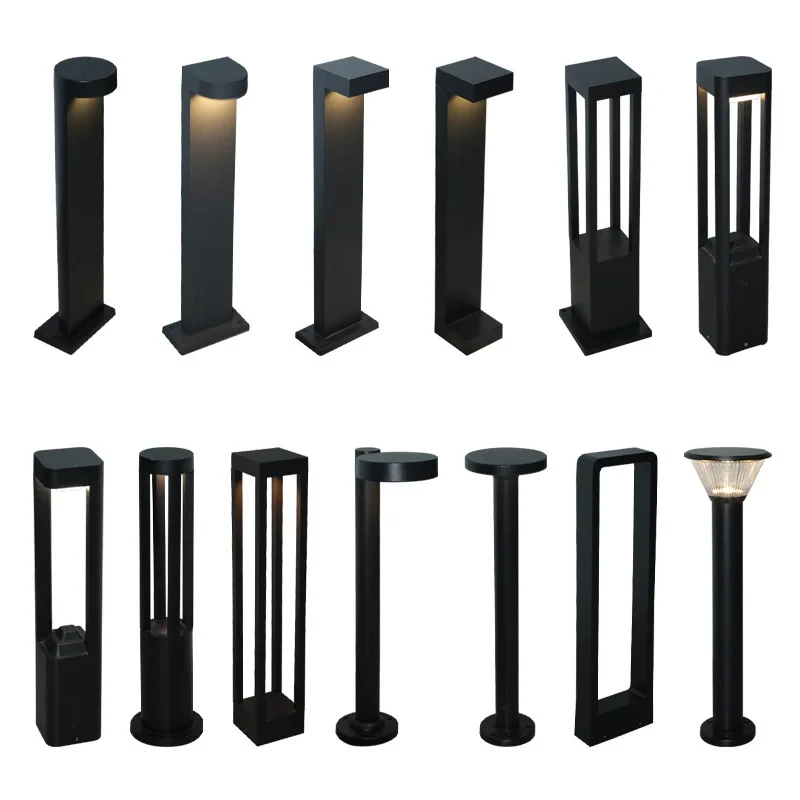 

IP65 Waterproof Aluminum Light Emitting Diode Outdoor Pillar Light Warm White Street Light Garden Villa Park Hotel Road Lighting