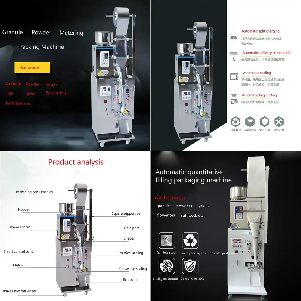 

Горячая новинка: Вертикальная цифровая машина для упаковки конфет, дозирования и фасовки гранулированных продуктов, жевательных конфет, специй и порошков (12.5)
