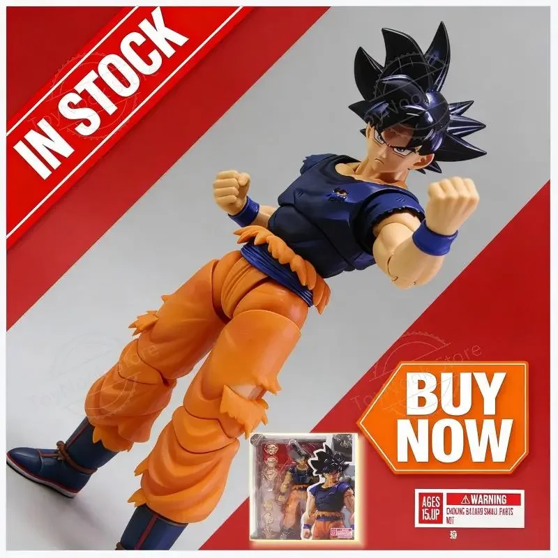 

В НАЛИЧИИ НОВИНКА! Фигурка Dragon Ball Super Son Goku Migatte No Goku Kizashi с подвижными суставами, коллекционная модель, подарок на день рождения