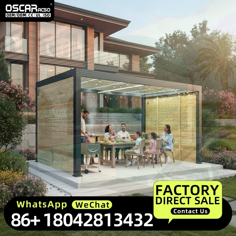 3m X 6m 4m X 6m 4 X 5 Meter Louvered Aluminum Canopy Gazebo for Garden Patio Backyard Outdoor Relaxing Space Pergola
